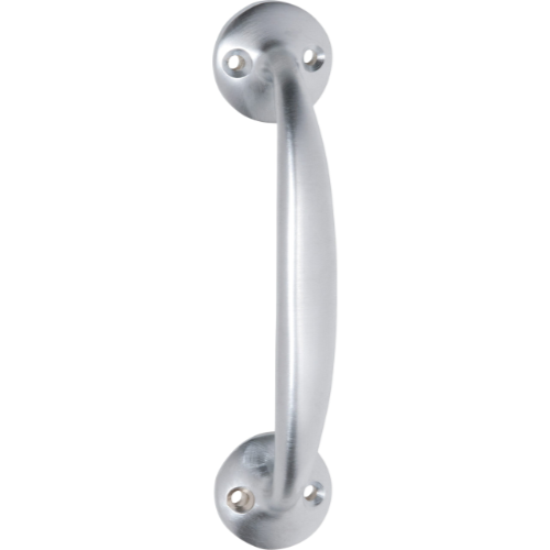Pull Handle Telephone Satin Chrome L125xP35mm in Satin Chrome