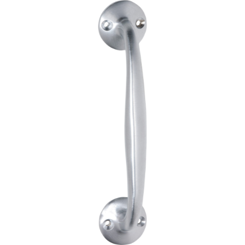 Pull Handle Telephone Satin Chrome L150xP43mm in Satin Chrome
