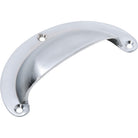 Drawer Pull Classic Large Satin Chrome L100xH40mm in Satin Chrome