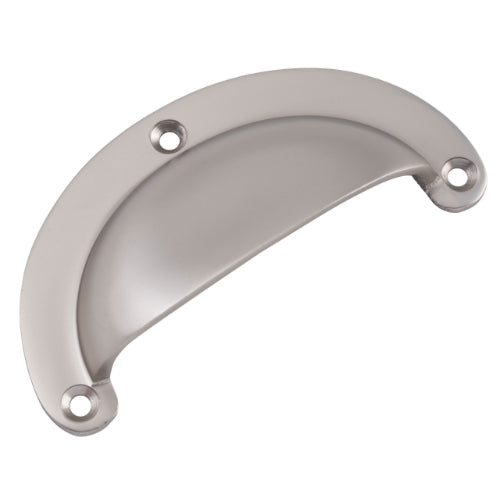 Drawer Pull Classic Large Satin Nickel L100xH40mm in Satin Nickel