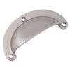 Drawer Pull Classic Large Satin Nickel L100xH40mm in Satin Nickel
