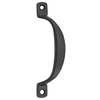 Pull Handle Offset Matt Black H100xP20mm in Matt Black