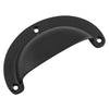 Drawer Pull Classic Large Matt Black L100xH40mm in Matt Black