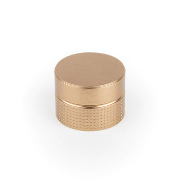 MOMO MOMO POINT ROUND KNOB 40MM BRUSHED DARK BRASS in Brushed Dark Brass