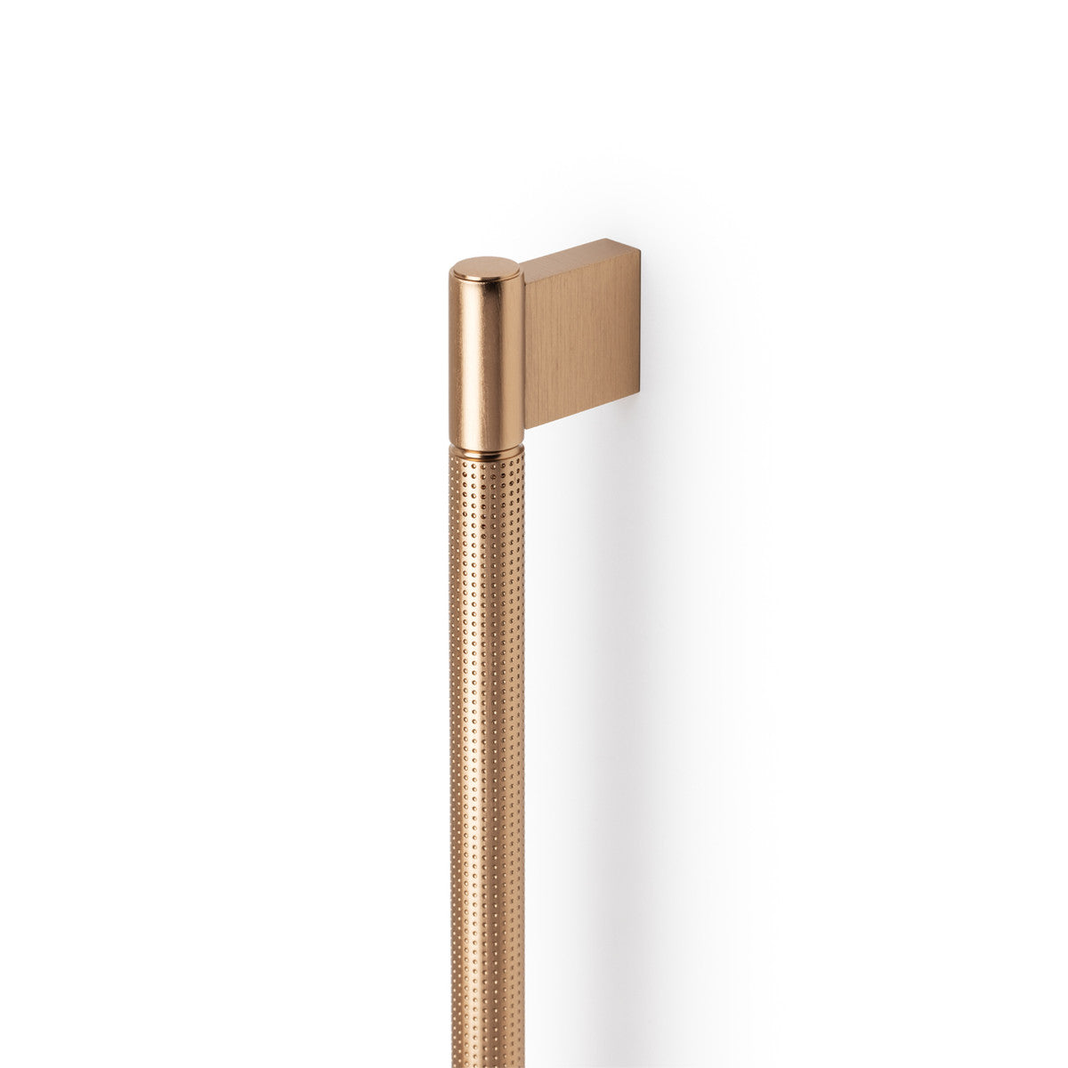 Momo POINT Long Cabinet Pull Handle in matte black finish, sleek modern design for kitchen or furniture cabinetry.