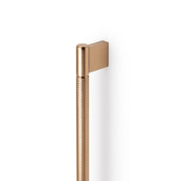 Momo POINT Long Cabinet Pull Handle in matte black finish, sleek modern design for kitchen or furniture cabinetry.