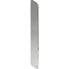 Radius Corner Push Plate, Visible Fix (300mm x 75mm x 2mm) in Polished Stainless Steel