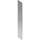 Square Corner Push Plate, Concealed Fix (300mm x 75mm x 2mm) in Polished Stainless Steel