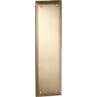 Push Plate Milton Polished Brass H300xW75mm in Polished Brass