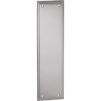 Push Plate Milton Satin Chrome H300xW75mm in Satin Chrome