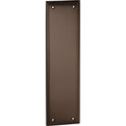 Push Plate Milton Antique Brass H300xW75mm in Antique Brass