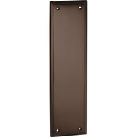 Push Plate Milton Antique Brass H300xW75mm in Antique Brass