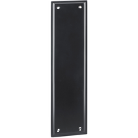 Push Plate Milton Matt Black H300xW75mm in Matt Black