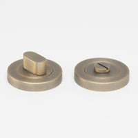 Lo & Co Privacy Turn and Emergency Release in Aged Brass
