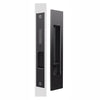 Mardeco Complete Sliding Door Privacy Set 190mm x 45mm, suits 34mm - 50mm thick doors, Backset 50mm-55mm in Matt Black