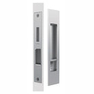 Mardeco Complete Sliding Door Privacy Set 190mm x 45mm, suits 34mm - 50mm thick doors, Backset 50mm-55mm in Satin Chrome