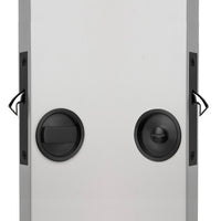 DormaKaba Madinoz CSL30 sliding door privacy set with black hardware and modern design for interior sliding doors.