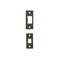 Momo tubular lock bolt accessories set with screws, includes metal components for securing locks and hardware installation.
