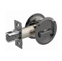Cavity Door Lock Privacy Rnd. GM CP in Gun Metal