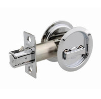 Cavity Door Lock Privacy Rnd. SCP BP in Satin Chrome