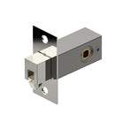 Tubular sliding door latch with locating pin, 36mm backset by Style Finish Doorware, shown installed on a door.