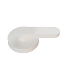 Thumb Turn on Ø52mm Rose. Universal Spindle. 90 Degreee Cam to suit Tubular Privacy Bolt, Concealed Fix. in Powder Coat Colour