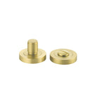 Privacy Turn Berlin Rose Round Concealed Fix Brushed Gold PVD D52xP35mm in Brushed Gold PVD
