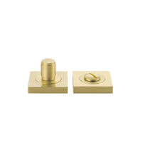 Privacy Turn Berlin Rose Square Concealed Fix Brushed Gold PVD H52xW52xP35mm in Brushed Gold PVD