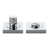 Privacy Turn Berlin Concealed Fix Square Polished Chrome D52xP35mm in Polished Chrome