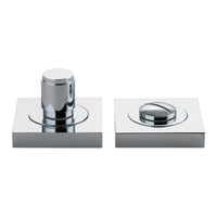 Privacy Turn Berlin Concealed Fix Square Polished Chrome D52xP35mm in Polished Chrome