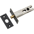 Privacy Bolt Round Bolt Matt Black Backset 60mm in Matt Black