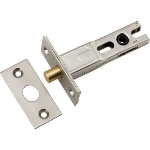 Privacy Bolt Round Bolt Satin Nickel Backset 60mm in Satin Nickel