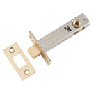 Privacy Bolt Polished Brass Backset 70mm in Polished Brass