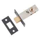 Privacy Bolt Matt Black Backset 45mm in Matt Black