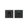 BASICS BSQWC53 privacy set incl. 5/6/7/8 mm pin satin black in Satin Black