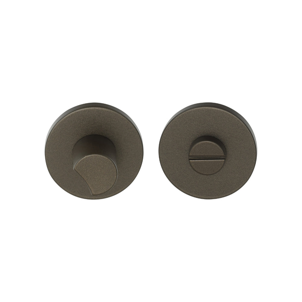 Formani Eclipse privacy set with frosted glass and sleek metal frame for modern interior privacy solutions.