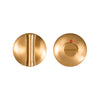 NOUR EVWC52 privacy set incl. 5/6/7/8 mm pin PVD satin gold  in Satin Gold PVD