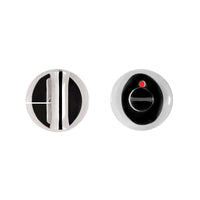 NOUR EVWC52 privacy set incl. 5/6/7/8 mm pin polished stainless steel  in Polished Stainless Steel