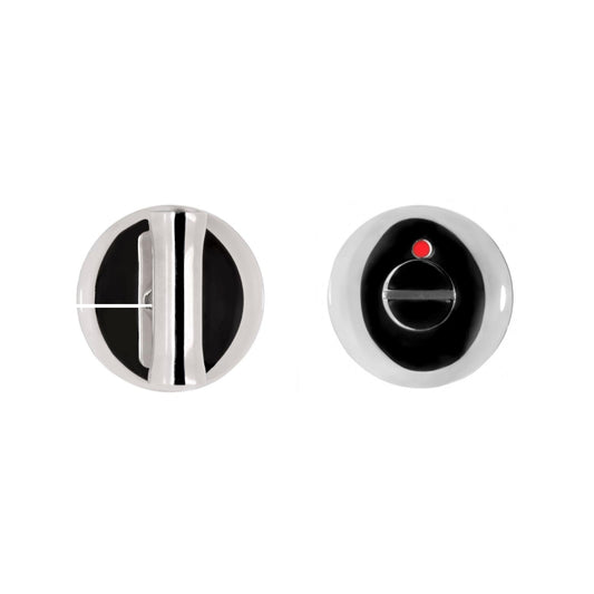 NOUR EVWC52 privacy set incl. 5/6/7/8 mm pin polished stainless steel  in Polished Stainless Steel