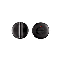 NOUR EVWC52 privacy set incl. 5/6/7/8 mm pin satin black in Satin Black