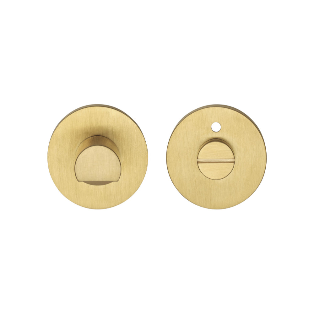 RIVIO GLWC53 privacy set incl. 5/6/7/8 mm pin PVD satin gold in Satin Gold PVD