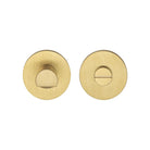 RIVIO GLWC53-ZI privacy set incl. 5/6/7/8 mm pin PVD satin gold in Satin Gold PVD