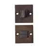 PRIVACY TURN SET SQUARE / AGED BRONZE in Aged Bronze