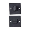 PRIVACY TURN SET SQUARE / BLACK in Black