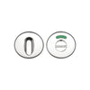 BASICS LBWC50 privacy set 6mm incl. 5/6/7/8mm pin polished stainless steel in Polished Stainless Steel