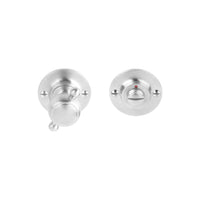 BOSCO LZWC50 privacy set with indicator incl 5/6/7/8 mm spindle satin stainless steel in Satin Stainless