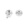BOSCO LZWC50 privacy set with indicator incl 5/6/7/8 mm spindle polished stainless steel in Polished Stainless Steel