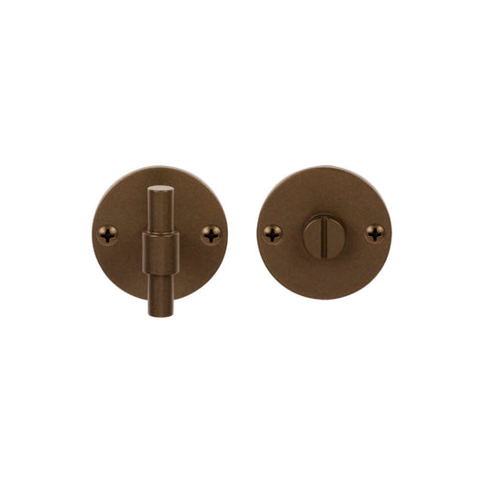 PIET BOON PBWC50 privacy set on 50mm rose incl. 5/6/7/8 mm pin bronze in Bronze