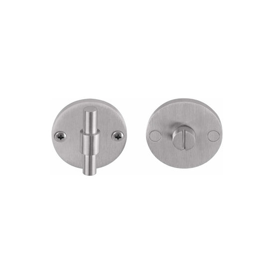 PIET BOON PBWC50 privacy set on 50mm rose incl. 5/6/7/8 mm pin stainless steel in Satin Stainless