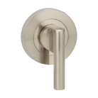 Zanda Round Escutcheon with Disabled Turn — Brushed Nickel